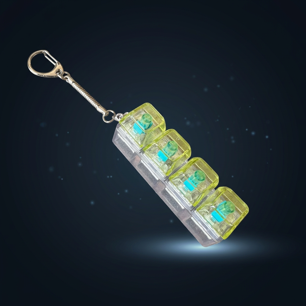 Vault Clicks | LED Mechanical Keyboard Fidget Keychain
